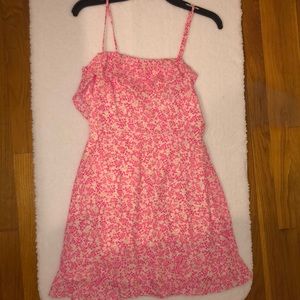 Trixxi pink floral dress , medium